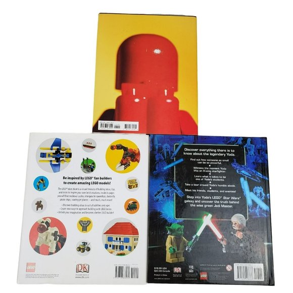 Lego Book Bundle Lot of 3 Lego Ideas Yoda Star Wars Cult of Lego Hardcover - Picture 2 of 8